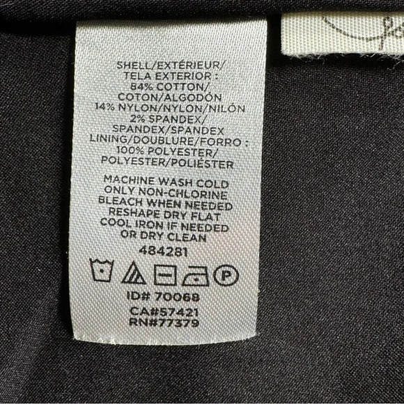 Ann Taylor Black and White stripe blazer Size 4 - Picture 5 of 7